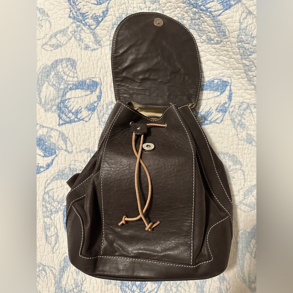 Vera Pelle leather backpack